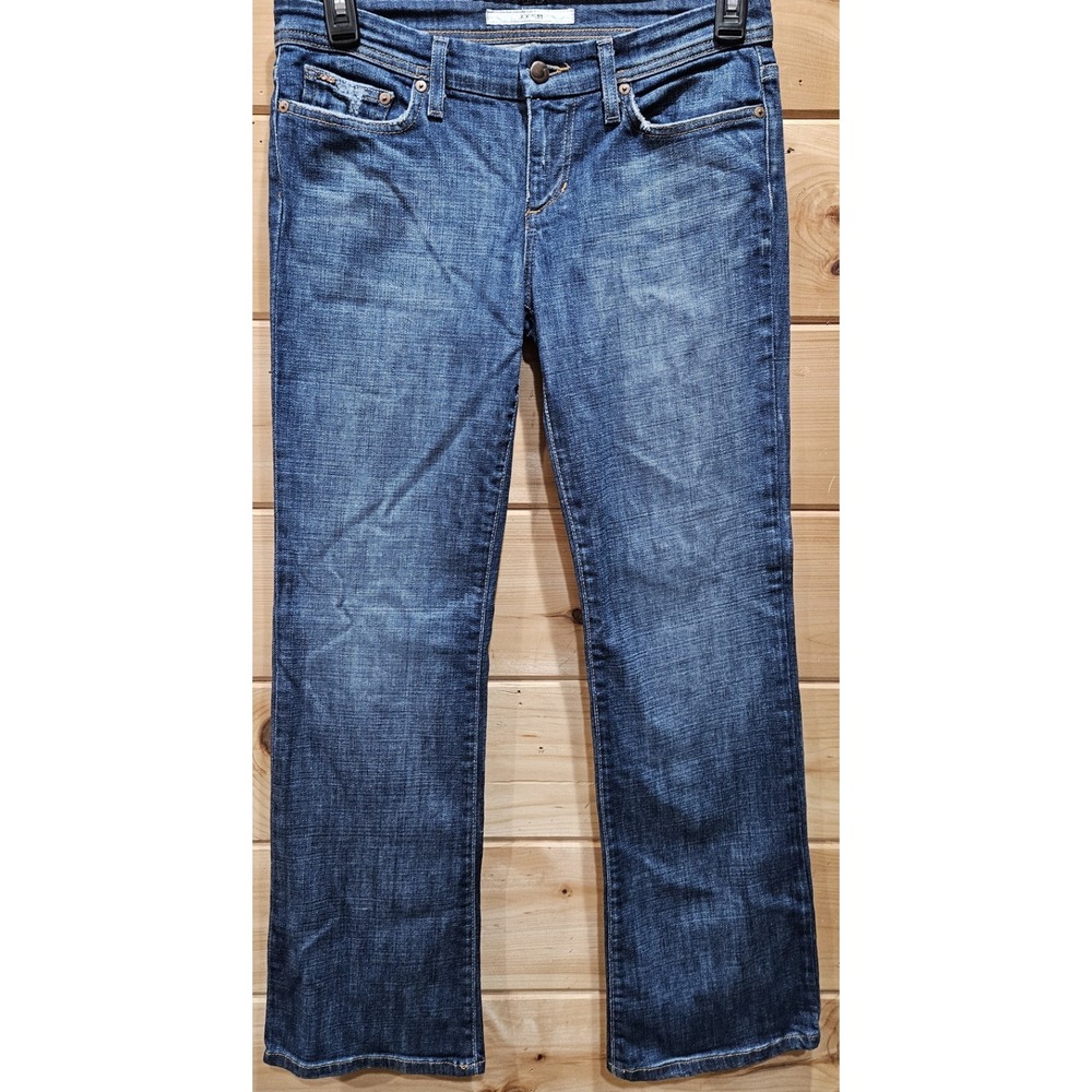 Joe's Jeans W28 Bootcut Jeans Womens 28 Medium‎ Wash Stretch Denim Low Rise